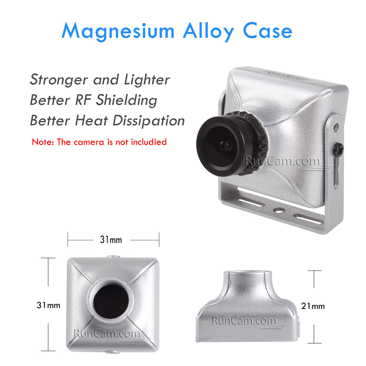 Magnesium Alloy, Case, RunCam PZ0420M