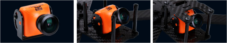 Owl Plus 700TVL 5-22V 0.0001 Lux 150Deg. Wide Angle 
Mini FPV Camera for Drone Quad-copter 