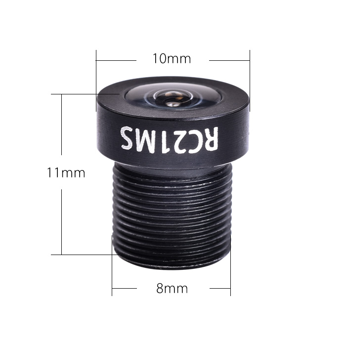 FOV 160 Degree 1/3" 2.1mm Lens for RunCam Micro Swift 1/2/3-M8 FOV 160 Degree 1/3" 2.1mm Lens for RunCam Micro Swift 1/2/3-M8