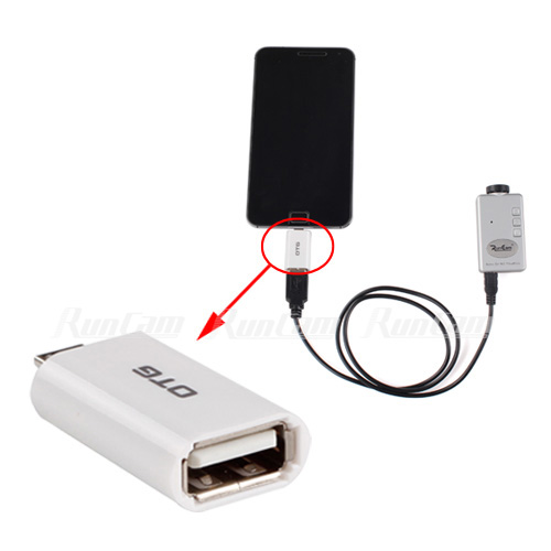 Micro USB, USB2.0, OTG Adapter, RunCamHD, Android