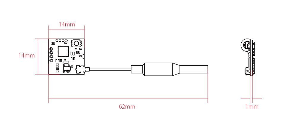 5.8G 37CH 25/100mW Video Transmitter