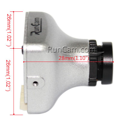 RunCam 650TVL Mini Metal Casing FPV Camera