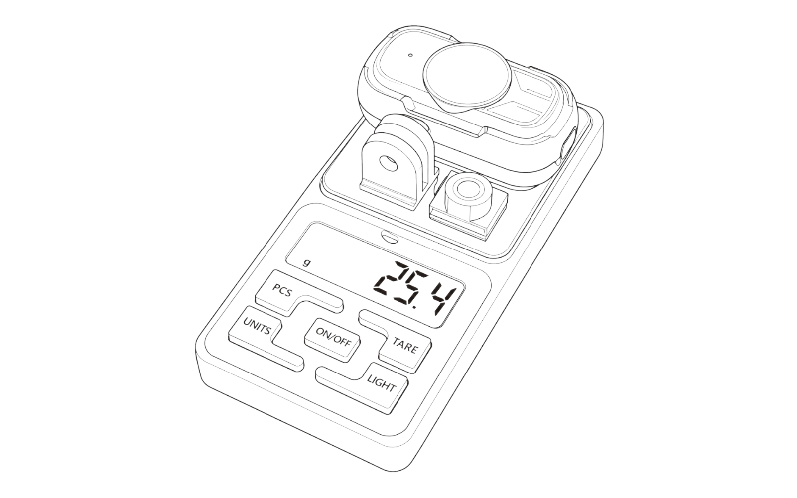 RunCam Feed Camera lightweight EGO setup illustration